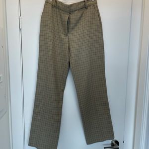 Wilfred Plaid Trousers in Olive and Black